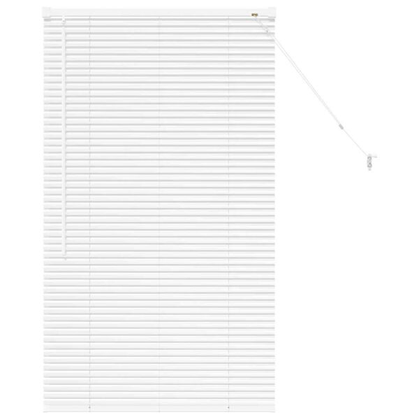 vidaXL Persianas venecianas Manual Branco 130 x 70 cm Alum&iacute;nio