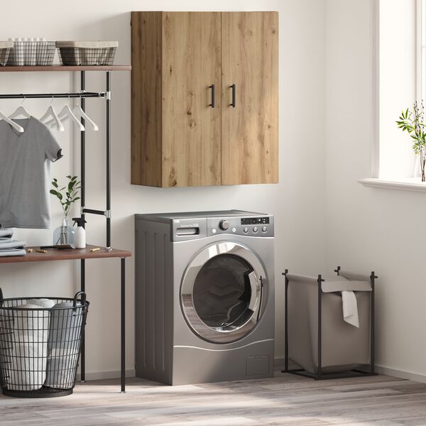 vidaXL Arm&aacute;rio de Parede Carvalho Artesanal 69,5 x 34 x 90 cm