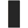 vidaXL Aparador 30x41x93 cm derivados de madeira preto