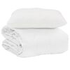 vidaXL Edredom de Ver&atilde;o Simples 2 unid. Branco Microfibra