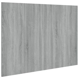 vidaXL Cabeceira cama 120x1,5x80 cm derivados madeira cinzento sonoma