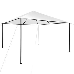 vidaXL Gazebo 4x4x3 m 180 g/m&sup2; branco