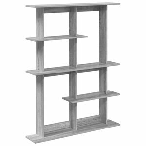 vidaXL Prateleira de Parede Sonoma cinzento 102 x 20 x 130 cm