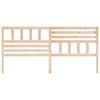 vidaXL Cabeceira de cama 206x4x100 cm pinho maciço
