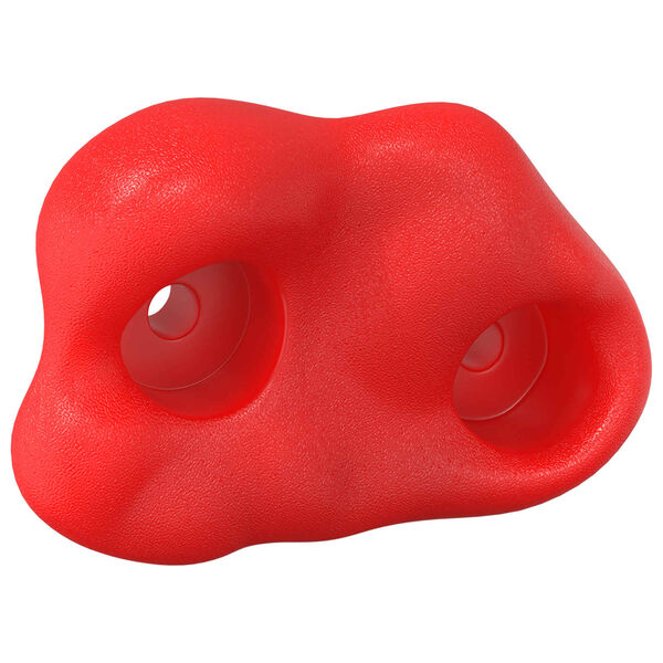 vidaXL Agarras de Escalada 2 pcs Vermelho 100 x 67 x 43 mm PP