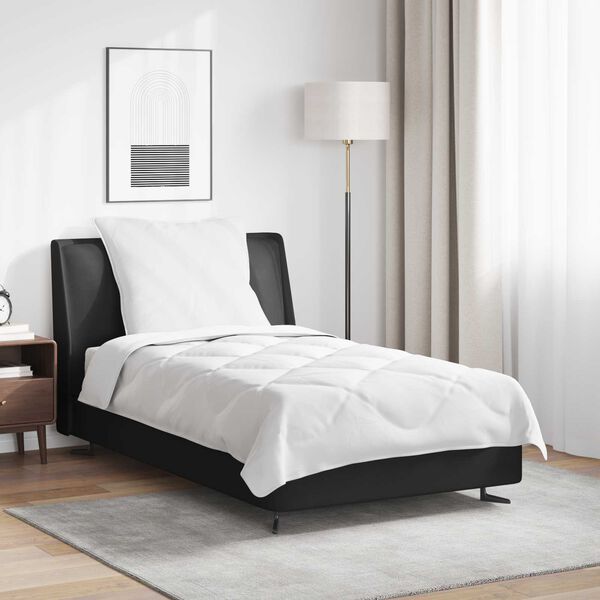 vidaXL Edredom para Todas as Esta&ccedil;&otilde;es 2 pcs Branco Microfibra