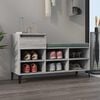 vidaXL Sapateira 102x36x60 cm derivados de madeira cinzento sonoma