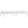 vidaXL Estrutura de cama metal 90x200 cm branco