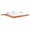 vidaXL Estrutura p/ futon japon&ecirc;s madeira ac&aacute;cia maci&ccedil;a 200x200 cm