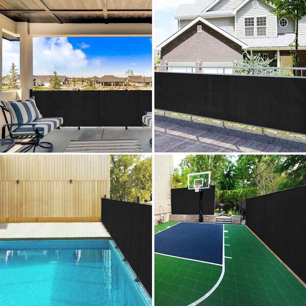 vidaXL Rede de oculta&ccedil;&atilde;o para privacidade PEAD 75 g/m&sup2; 1,2x25 m preto