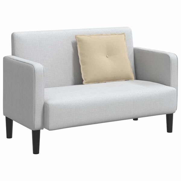 vidaXL Travesseiro para Costas Creme 60 x 50 cm Tecido de Microfibra