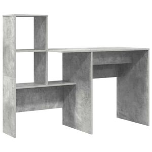 vidaXL Mesa Cinzento Derivados de Madeira 131,5 x 50 x 106,5 cm