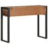 vidaXL Mesa consola multicor 100x35x75 cm madeira maci&ccedil;a recuperada