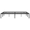 vidaXL Estrutura de cama 140x190 cm metal preto