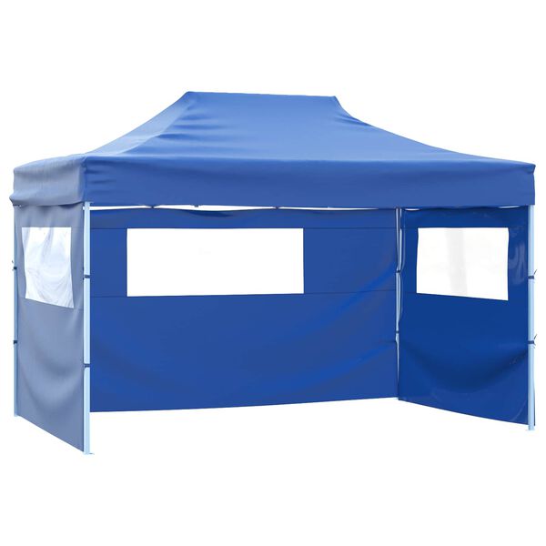 vidaXL Tenda de Festa Azul 280 x 410 x 315 cm Tecido Oxford