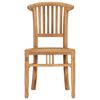 vidaXL 3 pcs conjunto de jantar p/ jardim madeira de teca maci&ccedil;a