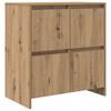 vidaXL Buffet 2 pcs Carvalho Artesanal 70 x 41 x 75 cm