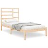 vidaXL Estrutura cama pequena solteiro 75x190 cm madeira maci&ccedil;a
