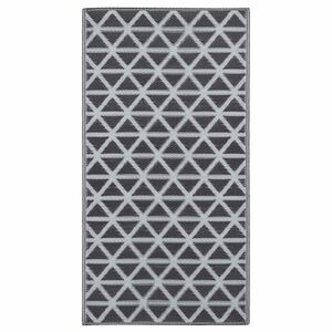 vidaXL Tapete de exterior 120x180 cm ARAKIL PP preto