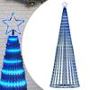 vidaXL LED &Aacute;rvore de Natal 475 LEDs Azul 247 cm