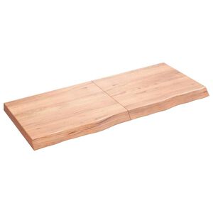 vidaXL Prateleira de parede 120x50x(2-6) cm carvalho tratado castanho