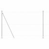 vidaXL Poste de Cerca Prateado 100 x 1,5 m (malha de 36 mm) A&ccedil;o