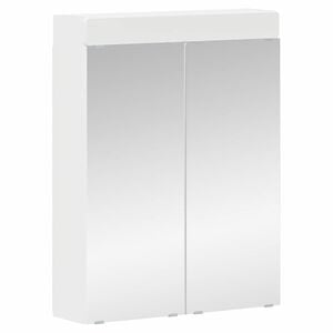 vidaXL Arm&aacute;rio de Espelho para Banheiro TULUM Branco 60 x 16,5 x 78 cm
