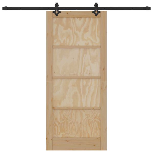 vidaXL Porta Deslizante ORKDAL Castanho 86 x 198,5 cm