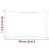 vidaXL Almofadas para exterior 2 pcs 60x40 cm riscas cinzentas
