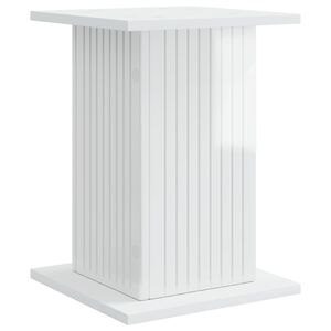 vidaXL Suporte para Plantas Branco Brilhante 30,5 x 30 x 43 cm