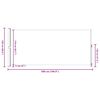 vidaXL Toldo lateral retr&aacute;til para p&aacute;tio 220x500 cm cinzento