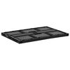 vidaXL Caixotes dobr&aacute;veis 4 pcs 60x40x22 cm 46 L preto