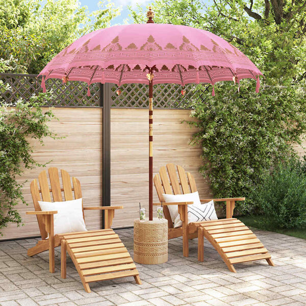 vidaXL Parasol Balin&ecirc;s Rosa 215 x 215 x 260 cm