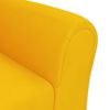 vidaXL Sof&aacute; infantil veludo amarelo