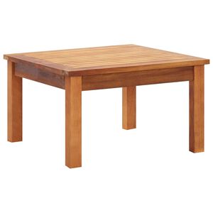 vidaXL Mesa de centro p/ jardim 60x60x36 cm madeira de ac&aacute;cia maci&ccedil;a