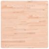vidaXL Tampo de mesa quadrado 70x70x2,5 cm madeira de faia maci&ccedil;a