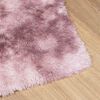 vidaXL Tapete shaggy de pelo alto NAVARRA 60x100 cm rosa empoeirado