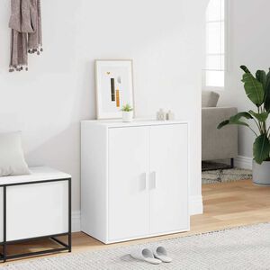 vidaXL Arm&aacute;rio para sapatos 60x35x70 cm derivados de madeira branco
