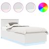 vidaXL Estrutura da Cama Branco 90 x 190 cm Derivados de Madeira