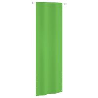 vidaXL Tela de varanda 80x240 cm tecido oxford verde-claro