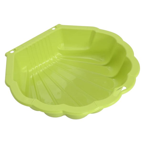 vidaXL Caixas de areia 2 pcs 77x87x21 cm pl&aacute;stico verde
