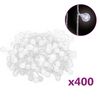 vidaXL Cord&atilde;o de luzes em globo 40 m 400 LED 8 fun&ccedil;&otilde;es branco frio