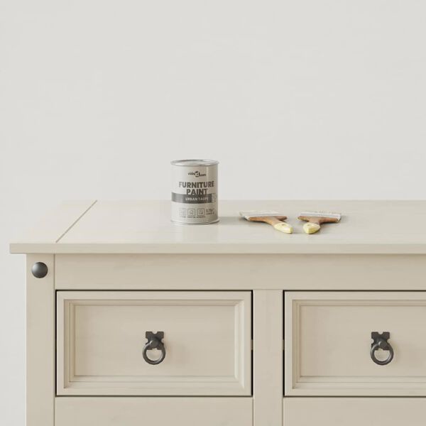 vidaXL Tinta para móveis Castanho 10 x 10 x 12,2 cm