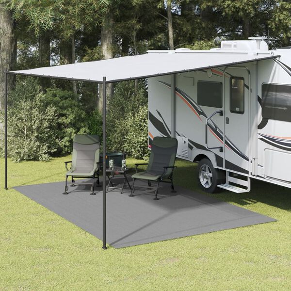 vidaXL Tenda tapete 6x3 m cinzento-claro