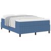vidaXL Cama Box Azul e Branco 203 x 140 x 60 cm