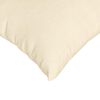 vidaXL Travesseiros de Sofá 2 pcs Creme 70 x 50 cm
