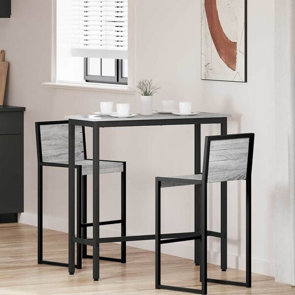 vidaXL mesa Cinza Sonoma 100 x 40 x 100,5 cm