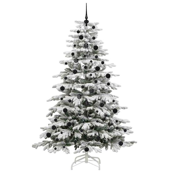 vidaXL &Aacute;rvore de Natal Articulada Artificial Branco 240 cm PE e PVC