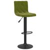 vidaXL Bancos de bar 2 pcs veludo verde-claro