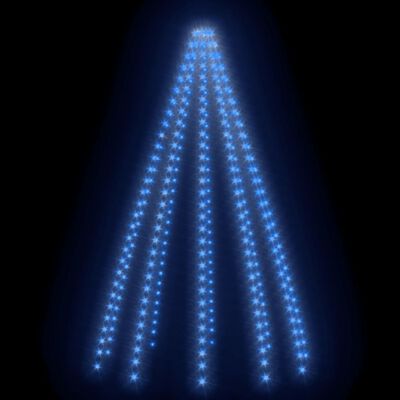 vidaXL Cordão de luzes árvore de Natal 300 luzes LED 300 cm azul